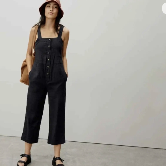 EVERLANE The Linen Jumpsuit - Picture 1 of 6